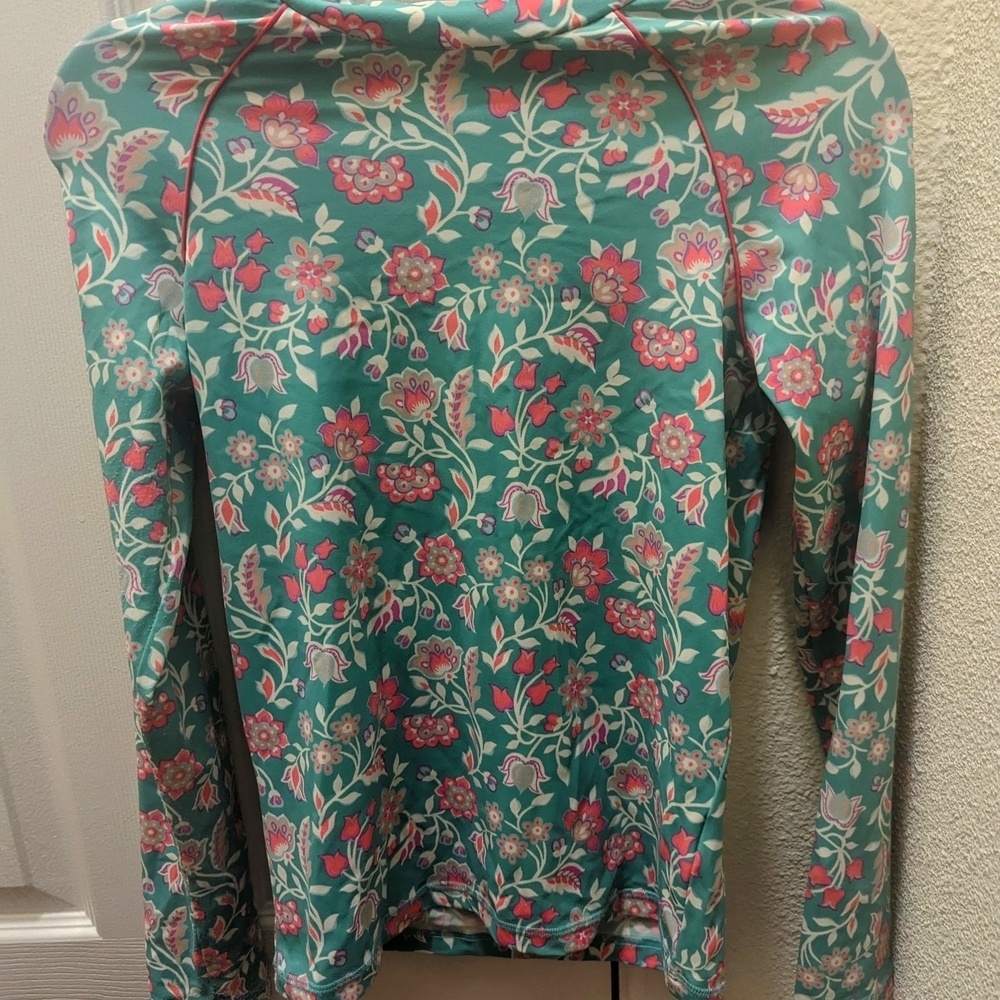 Mini Boden Floral Long Sleeve Rashguard